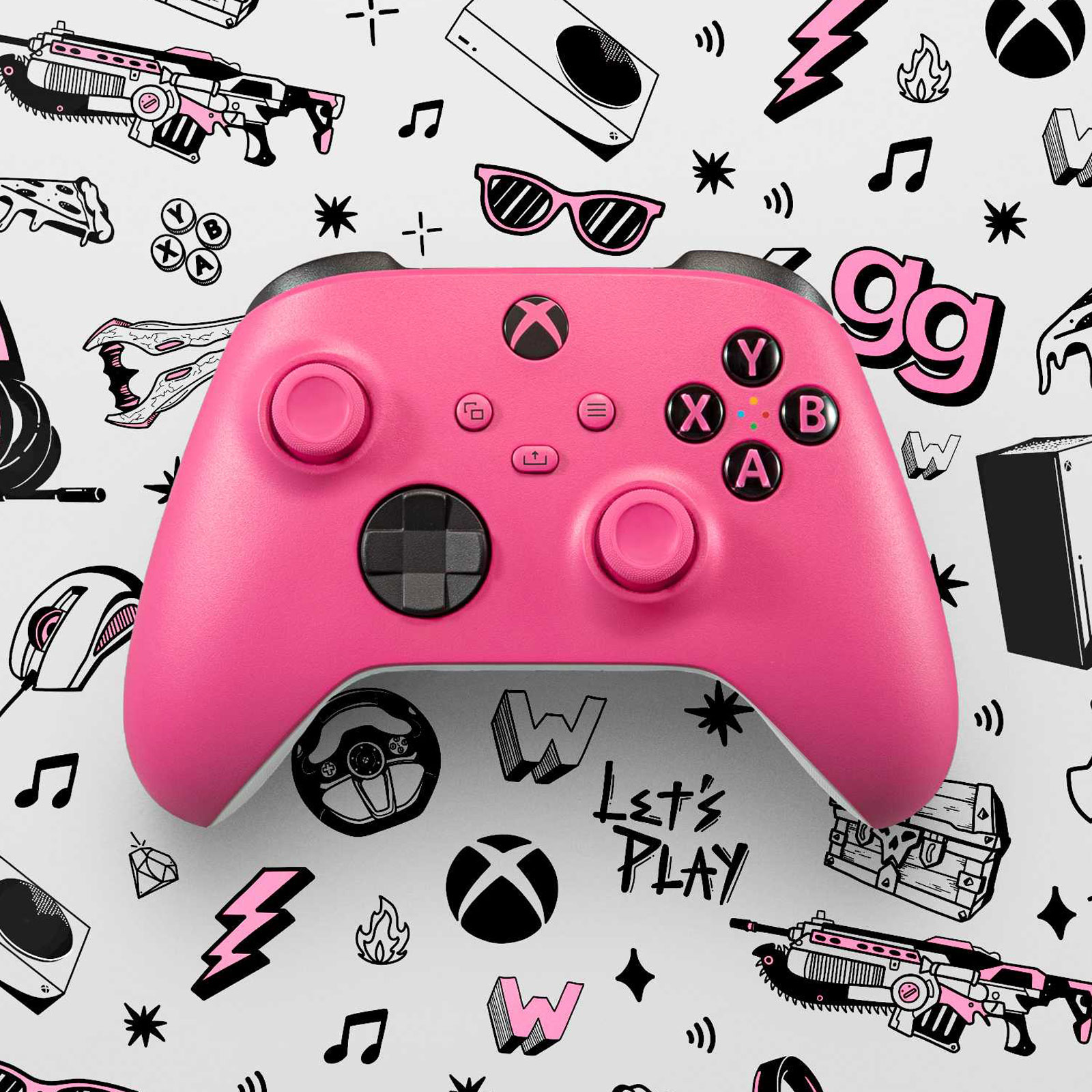 دسته بازی مایکروسافت صورتی Xbox Series S-X