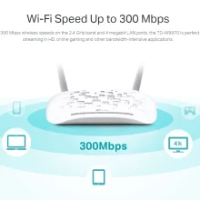 مودم تی پی لینک VDSL/ADSL TD-W9970 300Mbps Wireless Router
