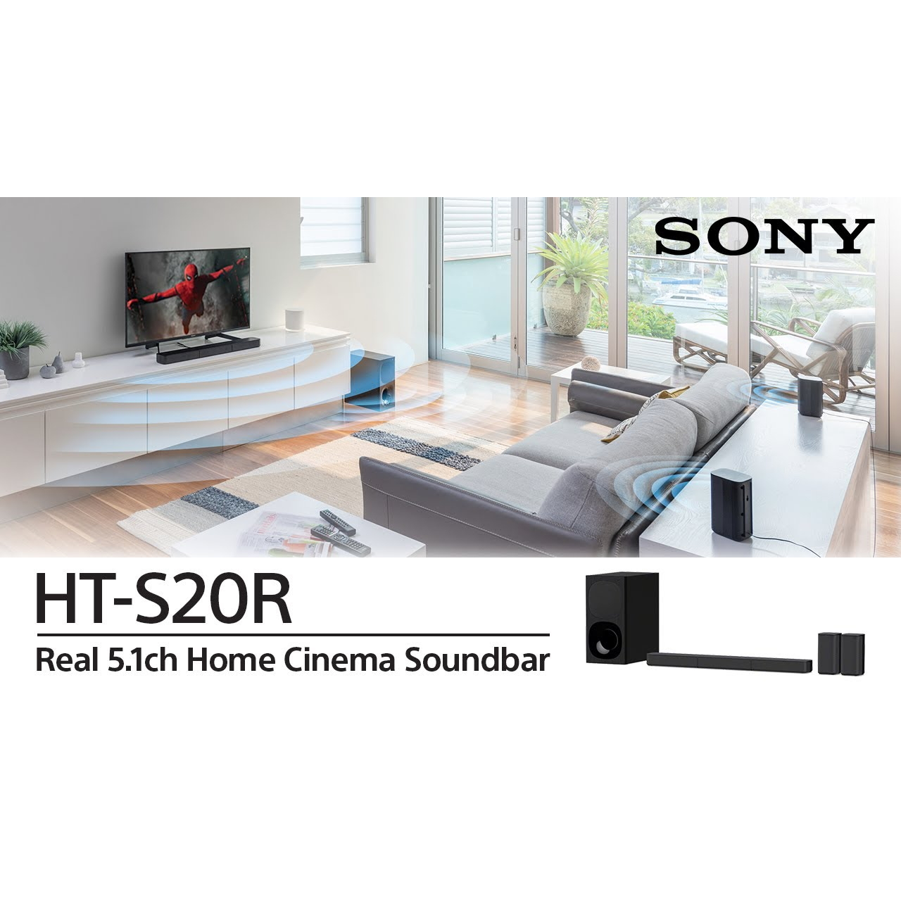 ساندبار سونی مدل HT-S20R 400W