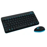 Mk245 logitech مشکی با خطوط آبی