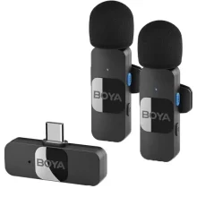 میکروفون یقه ای بی سیم بویا مدل BY-V20 رابط Type-C