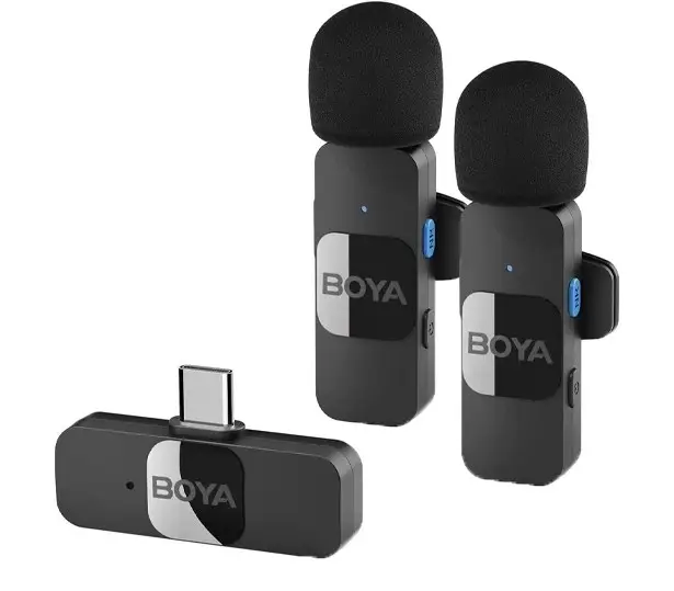 میکروفون یقه ای بی سیم بویا مدل BY-V20 رابط Type-C