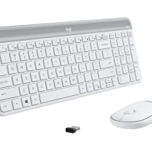 کیبورد و ماوس بی‌سیم لاجیتک MK470 سفید